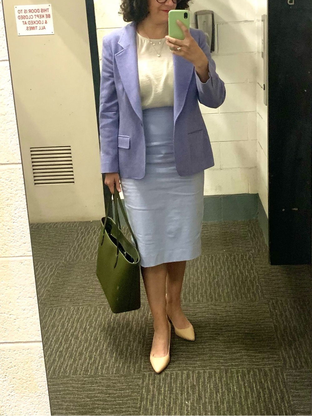 Pendleton Lavender Wool Blazer